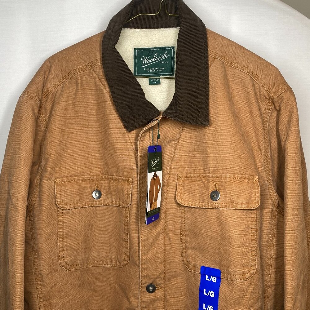 NWT Men's Sherpa Jacket - Large